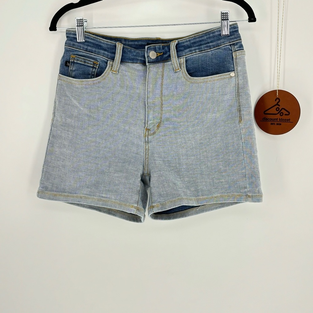 Judy Blue Light Wash High-Rise Denim Shorts